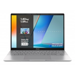 PORTATIL ASUS VIVOBOOK S14 S3407CA-LY075W U5 255H 16GB 1TB 14"WUXGA W11H 2