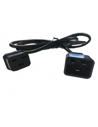 CABLE ALIMENTACION LANBERG IEC320 C19 A IEC320 C20 VDE 1.8M