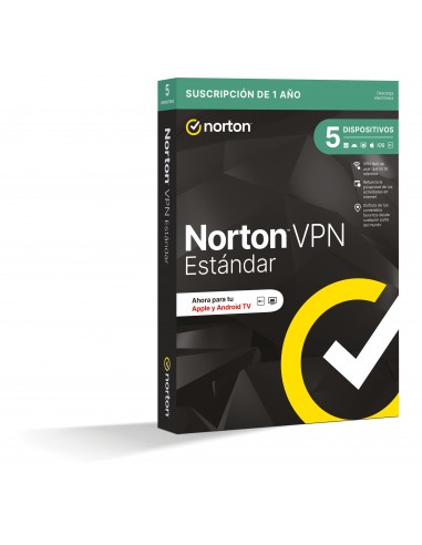 NORTON VPN STANDARD ES 1 USER 5 DEVICE 12MO GENERIC RSP MM GUM
