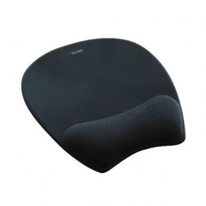 ALFOMBRILLA RATON TOOQ ERGONOMICA MEMORY FOAM NEGRO
