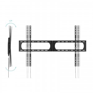 SOPORTE PARED TOOQ INCLINABLE PANTALLAS 37-140 NEGRO 2