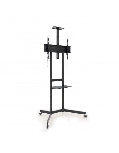 SOPORTE SUELO TOOQ RUEDAS "NEFERTITI" 37-70" NEGRO