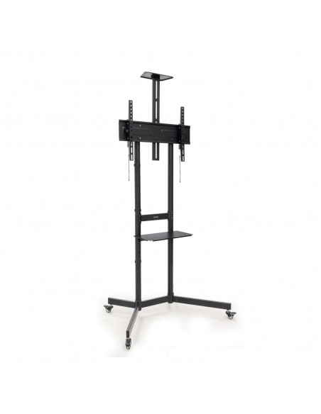 SOPORTE SUELO TOOQ RUEDAS "NEFERTITI" 37-70" NEGRO
