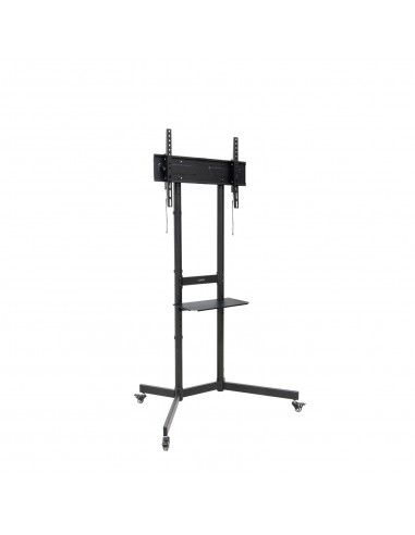 SOPORTE SUELO TOOQ RUEDAS "KEFREN" 37-70" NEGRO