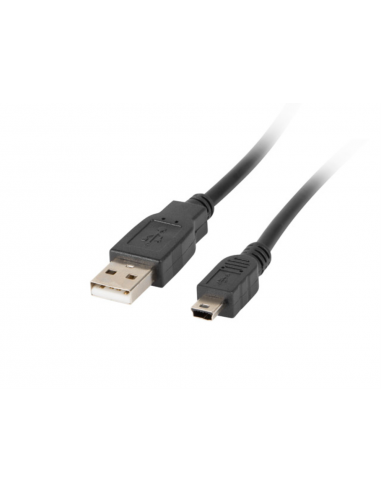 CABLE USB LANBERG 2.0 MACHO/MINI A...