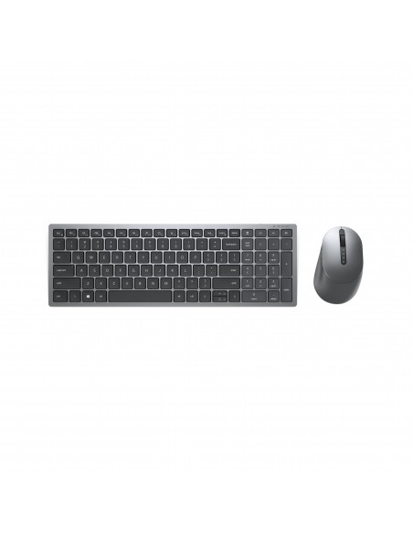 DELL KM7120W teclado Ratón incluido Médico RF Wireless + Bluetooth Gris, Titanio
