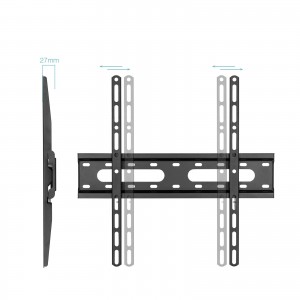 SOPORTE FIJO TOOQ PARED PANTALLAS 32-70 NEGRO 2