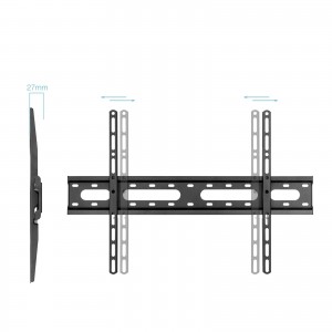 SOPORTE FIJO TOOQ PARED PANTALLAS 37-80 NEGRO 2