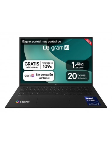 PORTATIL LG GRAM U7-255H 32GB 1TB...