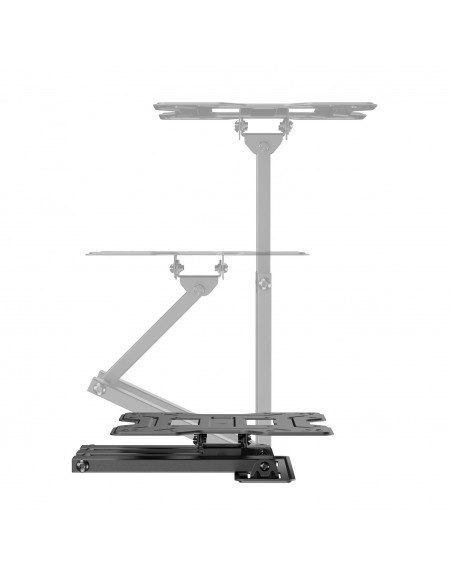 SOPORTE AISENS ECO GIRATORIO INCLINABLE MONITOR TV 30KG (3 PIVOTES) 23-43"