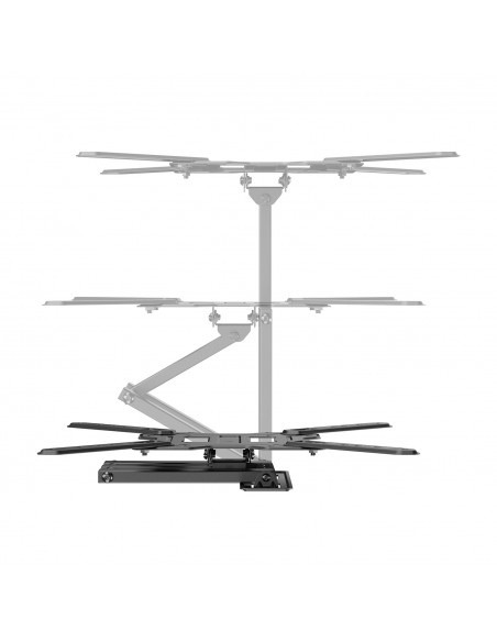 SOPORTE AISENS ECO GIRATORIO INCLINABLE MONITOR TV 30KG (3 PIVOTES) 23-65"