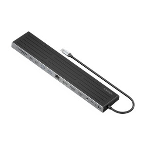 USB-C DOCK AISENS 13 EN 1 USB-C A 2XHDMI 1XDP 1XRJ45 1XSD 1XRANURA KENSINGTON