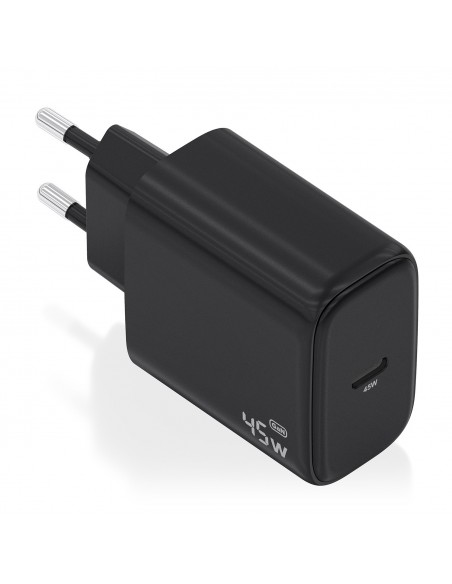 CARGADOR AISENS GAN 45W 1XUSB-C PD3.0 NEGRO