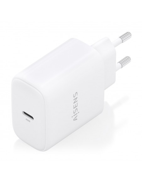 CARGADOR AISENS GAN 45W,1XUSB-C PD3.0 BLANCO