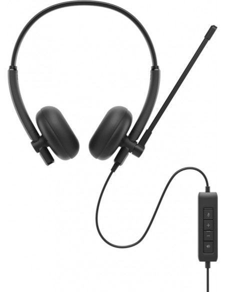 AURICULARES DELL WH125 NEGRO MICROFONO ALAMBRICO USB-A