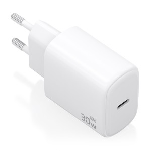 CARGADOR AISENS GAN 30W 1XUSB-C PD3.0 BLANCO