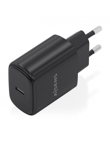 CARGADOR AISENS GAN 30W 1XUSB-C PD3.0 NEGRO