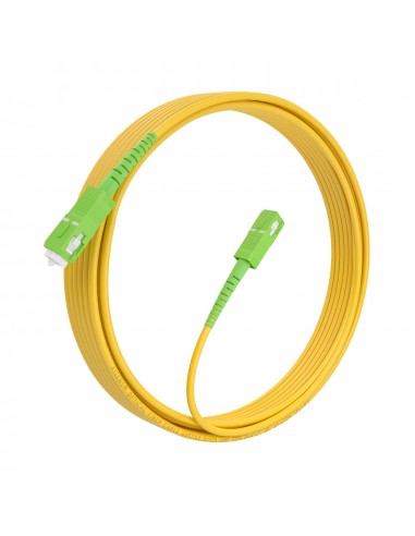 CABLE AISENS FIBRA G657A2 3.0 9 125 SMF SIMPLEX LSZH SC APC 7.0M