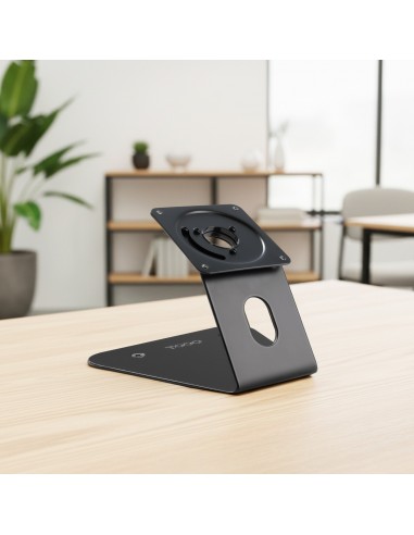 SOPORTE MESA PARED MARCO ANTIRROBO TABLET NEGRO