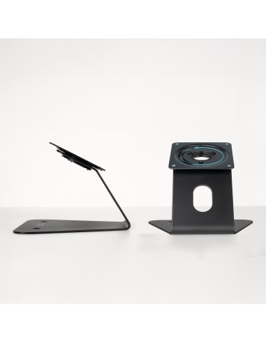 SOPORTE MESA PARED MARCO ANTIRROBO TABLET NEGRO