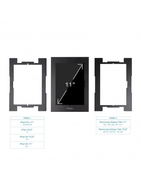 MARCO ANTIRROBO TABLET 11" NEGRO