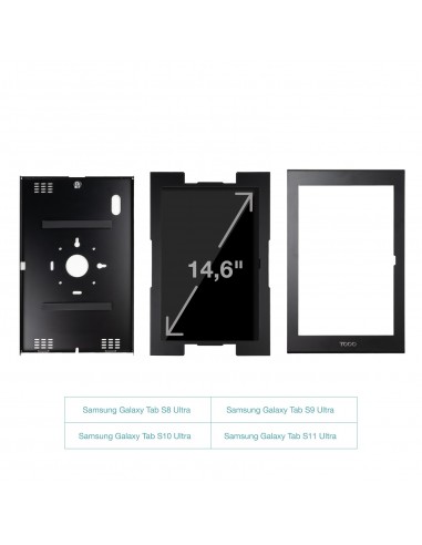 MARCO ANTIRROBO TABLET 14,6" NEGRO