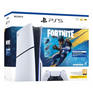 CONSOLA SONY PS5 SLIM CHASSIS E CON LECTOR 1TB FORNITE COBALT STAR