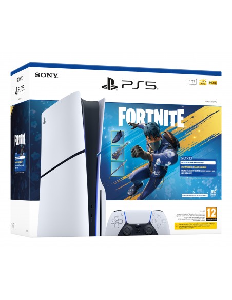 CONSOLA SONY PS5 SLIM CHASSIS E CON LECTOR 1TB FORNITE COBALT STAR