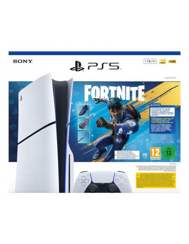 CONSOLA SONY PS5 SLIM CHASSIS E CON LECTOR 1TB FORNITE COBALT STAR