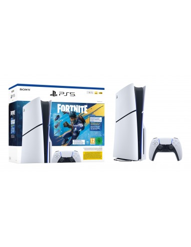 CONSOLA SONY PS5 SLIM CHASSIS E CON LECTOR 1TB FORNITE COBALT STAR
