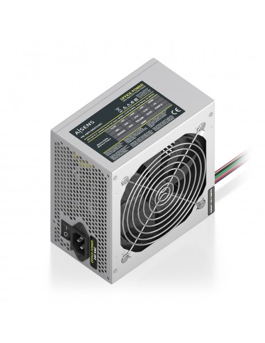 FUENTE ALIMENTACION AISENS ATX 500W OEM PLATA