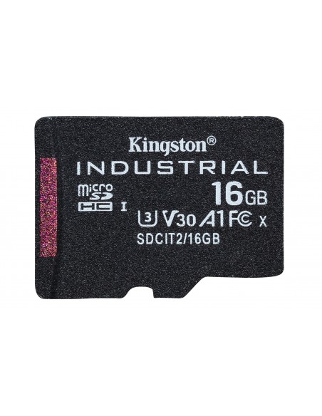 16GB microSDHC Industrial Card SingleKingston Industrial - T