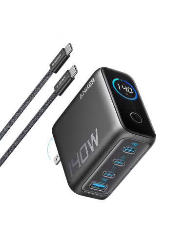 CARGADOR DE PARED ANKER 140W 4...