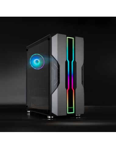 CAJA SEMITORRE GAMING TQGCC103-B "NIGHTCITY" NEGRA