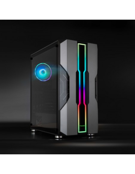 CAJA SEMITORRE GAMING TQGCC103-B "NIGHTCITY" NEGRA