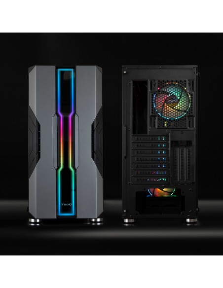 CAJA SEMITORRE GAMING TQGCC103-B "NIGHTCITY" NEGRA
