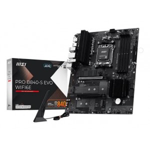 PLACA BASE MSI PRO B840-S EVO WIFI6E AM5 4XDDR5