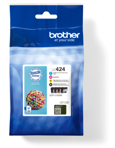 TINTA BROTHER LC424VAL PACK NEGRO...