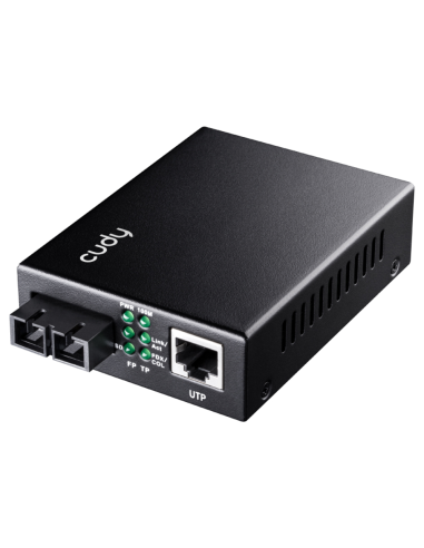 CONVERSOR CUDY 10/100M ETHERNET MEDIA...