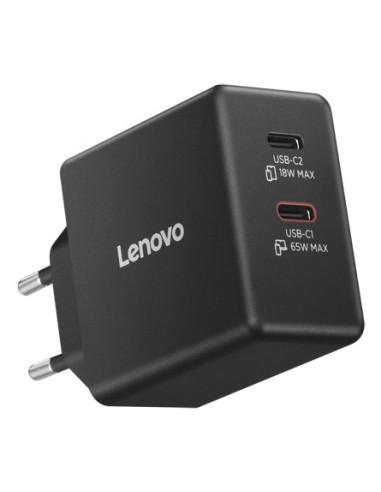 CARGADOR LENOVO DUAL USB-C 65W 1.5M