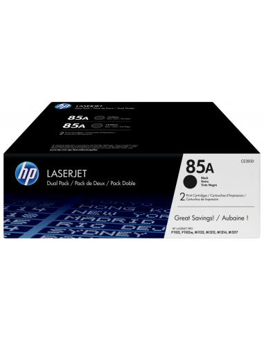 TONER HP 85A PACK AHORRO NEGRO X 2
