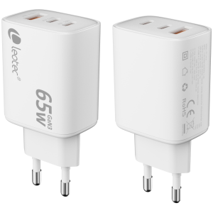 LEOTEC CARGADOR 65W GAN...