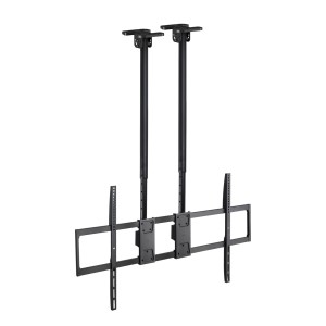 SOPORTE TECHO DOBLE MASTIL TOOQ LPCE11120TSLI-B 60-120" NEGRO