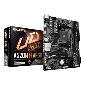 PLACA BASE GIGABYTE A520M H ARGB AM4 MICROATX