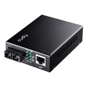 CONVERSOR CUDY 10 100 1000M GIGABIT ETHERNET MEDIA CONVERTER