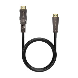 CABLE HDMI AISENS V2.1 OPTICO ACTIVO AOC DESMONTABLE 8K60HZ M M 20M NEGRO 2