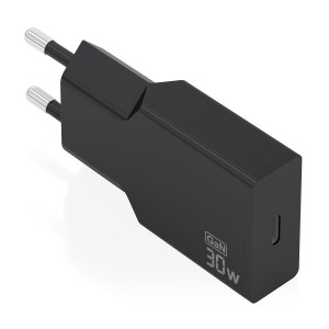 CARGADOR AISENS ULTRA DELGADO GaN 30W 1xUSB-C PD3.0 NEGRO