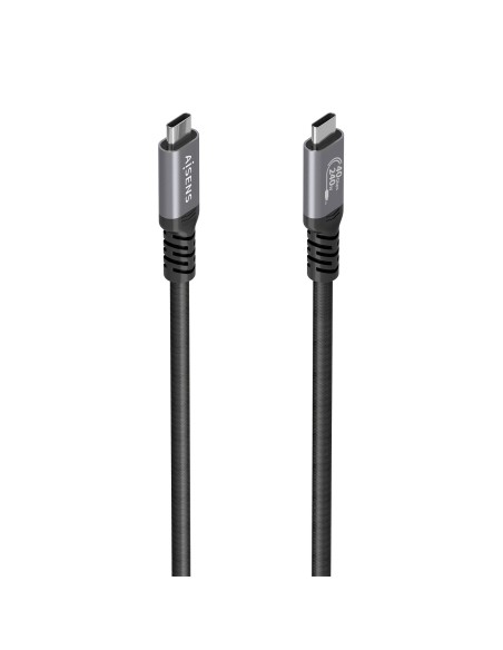 CABLE USB4 AISENS GEN3x2 40GBPS 8K60HZ 5A 48V 240W E-MARK C M-C M 0.5M