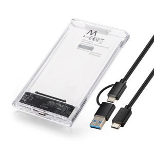 EWENT CARCASA USB 3.2 GEN1 PARA DISCOS DUROS SATA 2.5", USB-C+A