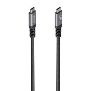 CABLE USB4 AISENS GEN3x2 40GBPS 8K60HZ 5A 48V 240W E-MARK C M-C M 0.5M